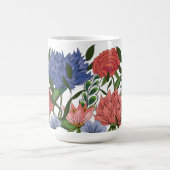 インドの花 — コーヒーマグカップ (中央)