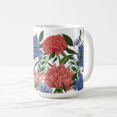 インドの花 — コーヒーマグカップ (正面右)
