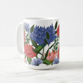 インドの花 — コーヒーマグカップ (正面左)