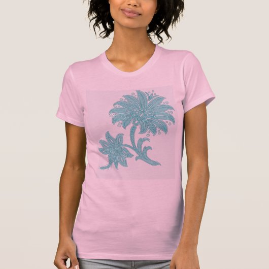 インドの花 Tシャツ (正面)