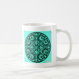 インドの芸術 コーヒーマグカップ