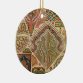 インドの装飾、「Polychrome OrnaからのプレートXIX セラミックオーナメント (右)