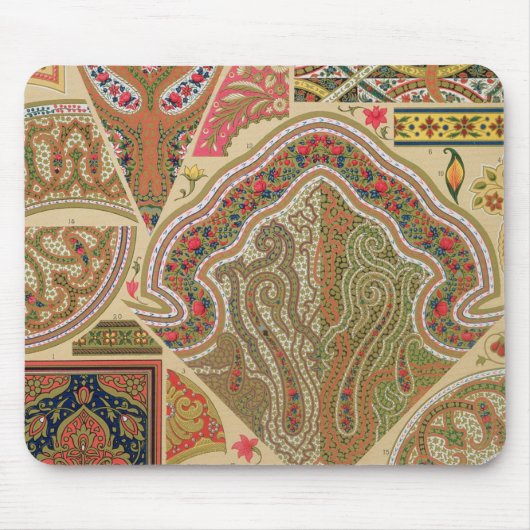インドの装飾、「Polychrome OrnaからのプレートXIX マウスパッド (正面)