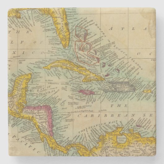 インドの西の島 ストーンコースター (正面)