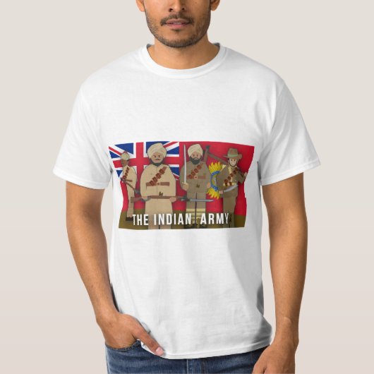 インドの軍隊の派閥の第1次世界大戦 Tシャツ (正面)