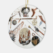 インドの道具および腕は、容積2 oからの48をめっきします セラミックオーナメント (左)