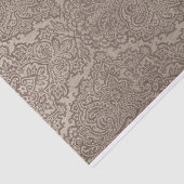 インドの金ゴールドのダマスク織 薄葉紙 (詳細)