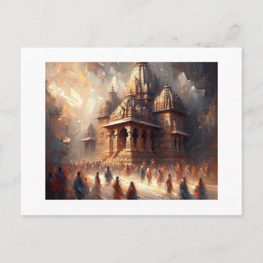 インドの韓寿羅法 ポストカード (正面)