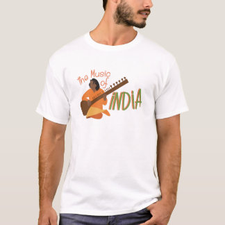 インドの音楽 Tシャツ