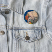 インドの頭部 缶バッジ (インサイチュ)