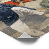 インドの飢饉 ポスター (角)