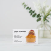 インドの飲食業カード 名刺 (スタンド正面)