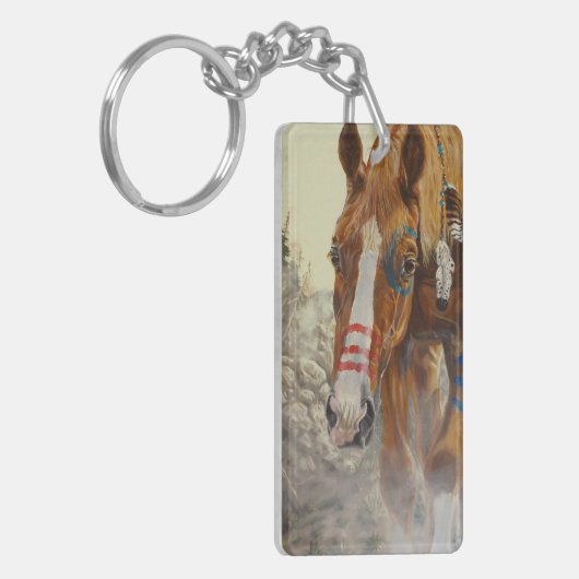 インドの馬 キーホルダー (正面左)