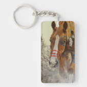 インドの馬 キーホルダー (正面)