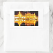 インドの黄金寺院 シク教 ギフト&Tシャツ 長方形シール (バッグ)