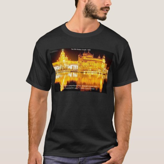 インドの黄金寺院 シク教 ギフト&Tシャツ Tシャツ (正面)