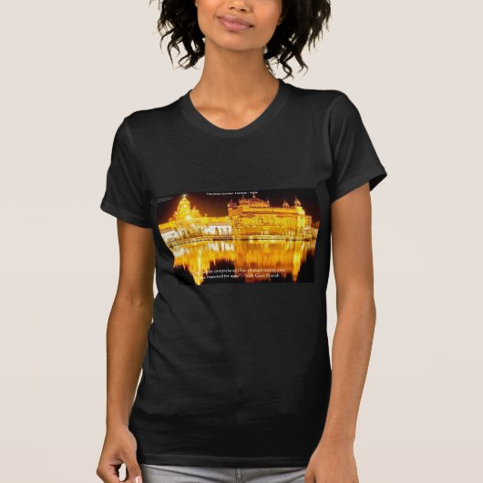 インドの黄金寺院 シク教 ギフト&Tシャツ Tシャツ (正面)