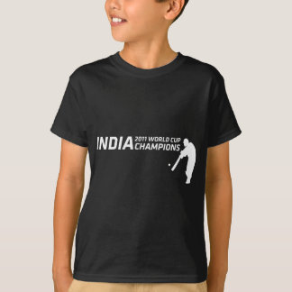 インドの2011年のワールドカップのチャンピオン(打者のデザイン Tシャツ