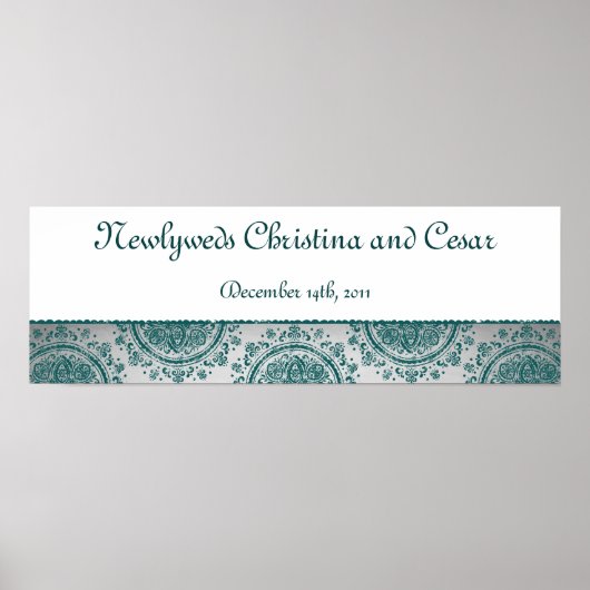 インドの22.5x7.5インチパーソナライズされたバナーの夜 ポスター (正面)