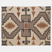 インドの(模倣された)フリースブランケット フリースブランケット (正面(横))