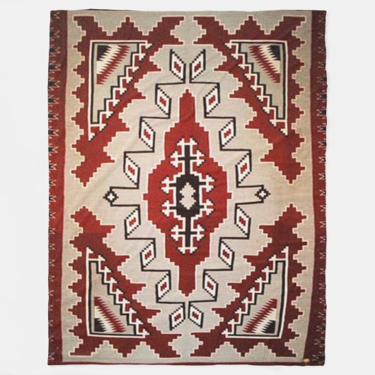 インドの(模倣された)フリースブランケット フリースブランケット (正面)