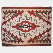 インドの(模倣された)フリースブランケット フリースブランケット (正面(横))