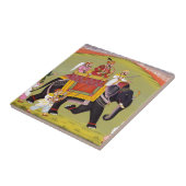 インドのROYAL HUNT RIDING君主象 タイル (側面)