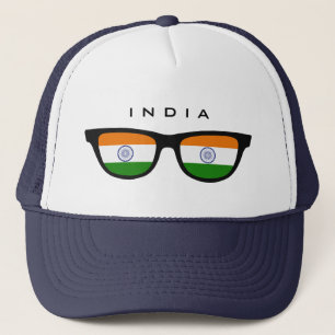 インドはカスタムな帽子を影で覆います キャップ