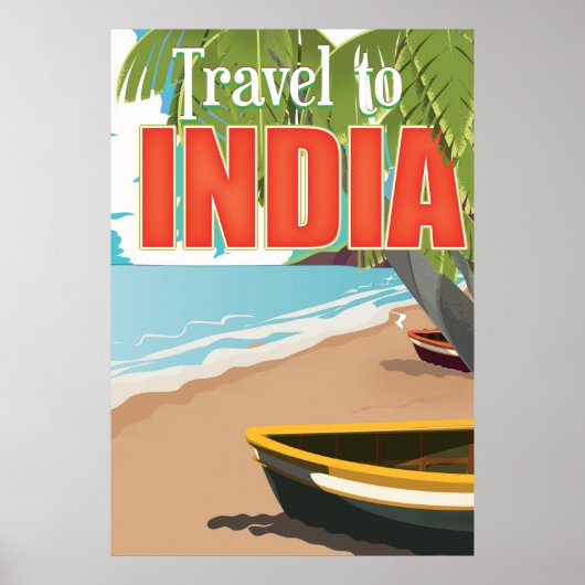 インドへの旅のポスター ポスター (正面)