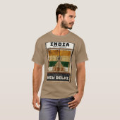 インドへの旅 Tシャツ (正面フル)