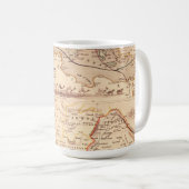 インドへの陸上のルート コーヒーマグカップ (正面右)
