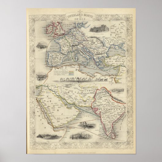 インドへの陸路 ポスター (正面)