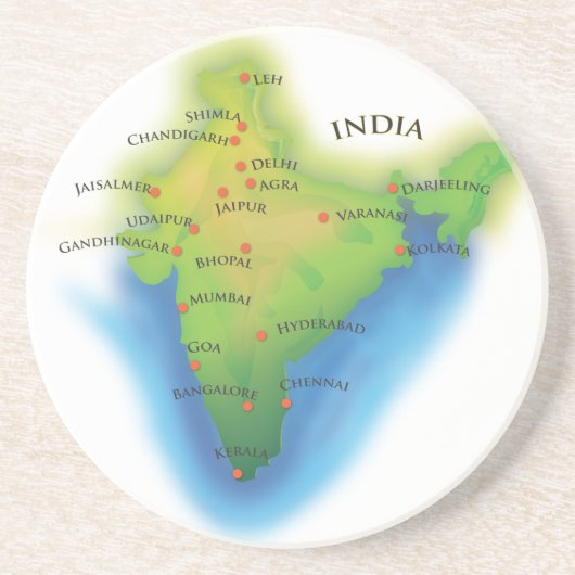インドへ飛ぶ コースター (正面)