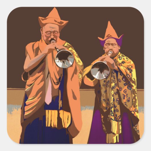 インドを見る スクエアシール (正面)