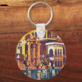 インドを訪れる キーホルダー (正面)