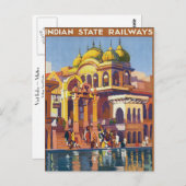 インドを訪れる ポストカード (正面/裏面)