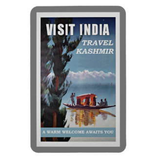 インドを訪れ、カシミール旅行。 マグネット