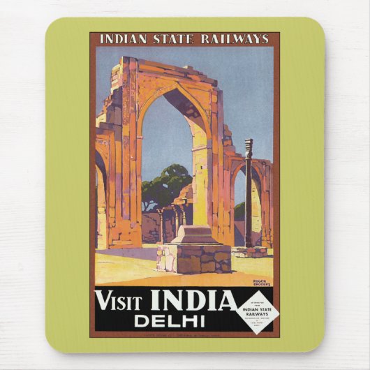 インドを訪問～デリー マウスパッド (正面)