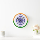 インドアショカチャクラサークル ラウンド壁時計 (ホーム)