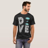 インドアスカイダイビング風洞フライトウイングスーツダイブ Tシャツ (正面フル)