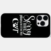 インドアペット子猫 Case-Mate iPhoneケース (裏面 (横))