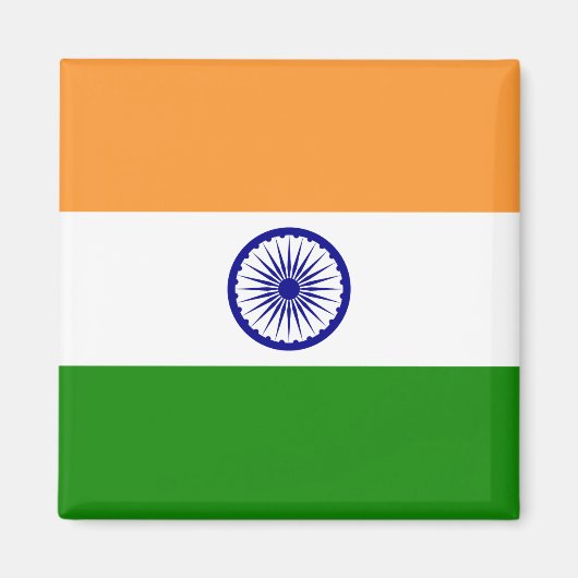 インドインディアン国旗 マグネット (正面)
