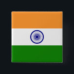 インドインディアン国旗 缶バッジ<br><div class="desc">カスタマイズ可能なWorld Flag製品 – お感じ客様の文字を無料で追加する。</div>