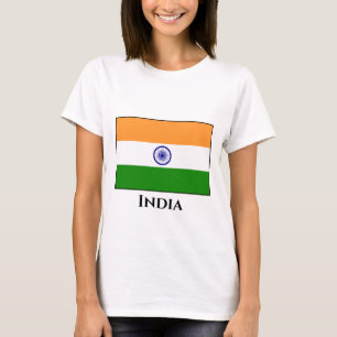 インドインディアン国旗 Tシャツ