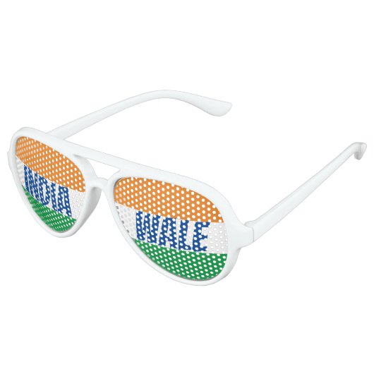 インドウレティランガインディアントリコラー国旗 アビエーターサングラス (アングル)