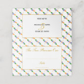 インドエレガント結婚お祝い プレイスカード (外部開封)