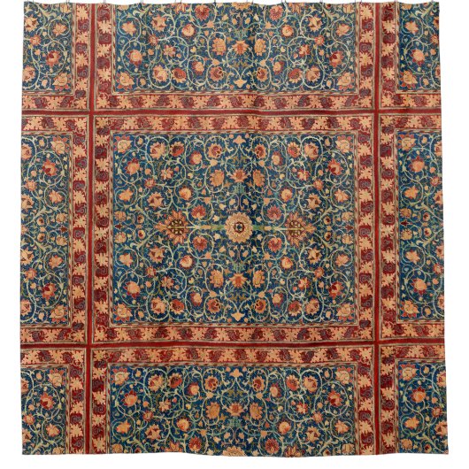 インドオランダパークカーペットバイウィリアムモリス シャワーカーテン (正面)