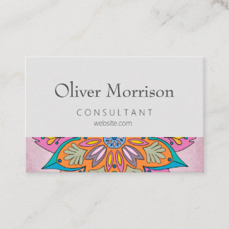 インドカラフル円：装飾曼荼羅 ロイヤリティカード