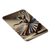 インドキャサックダンサー旅行 マグネット (右側)