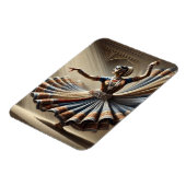 インドキャサックダンサー旅行 マグネット (左側)